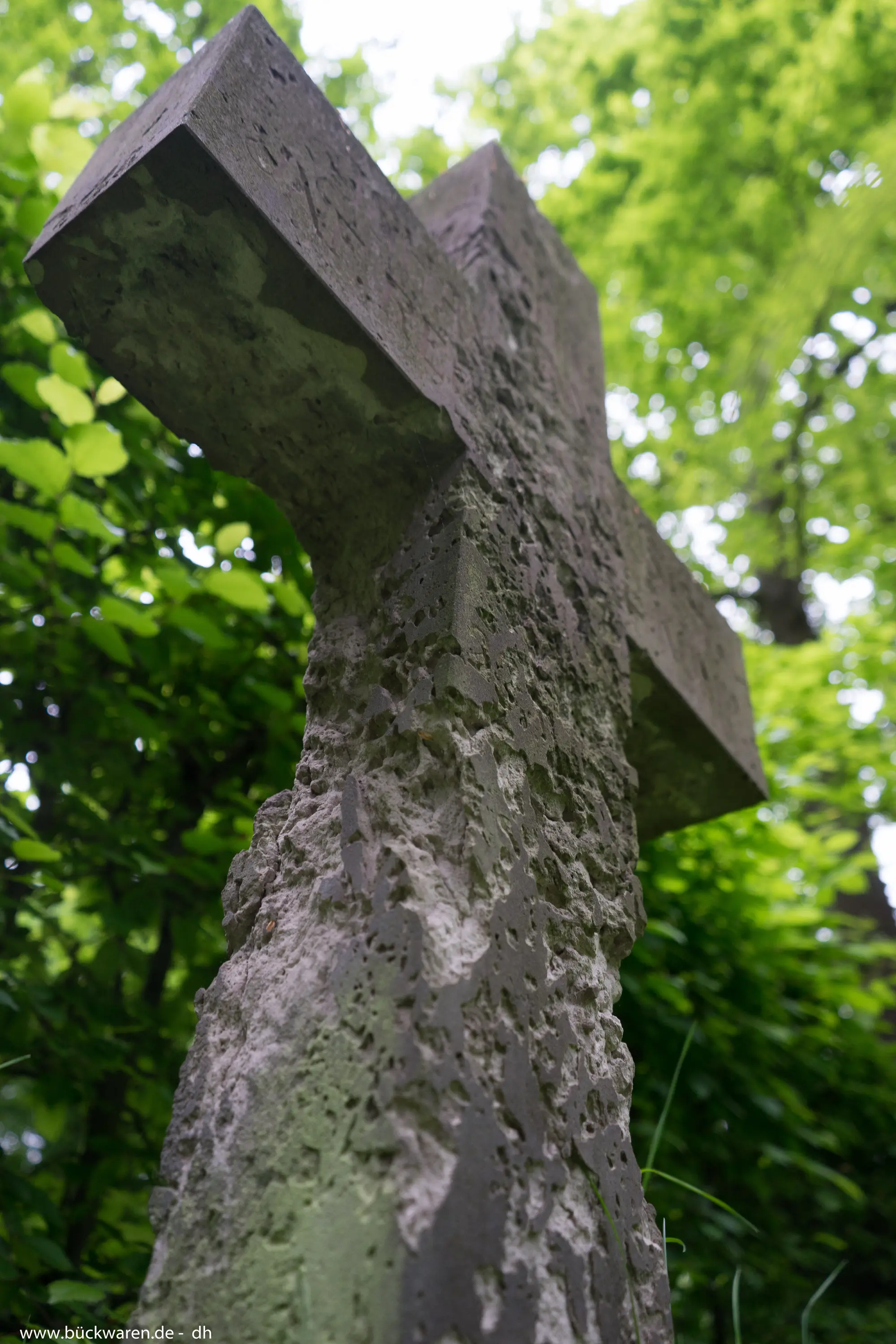 Das Kreuz im Grünen.
